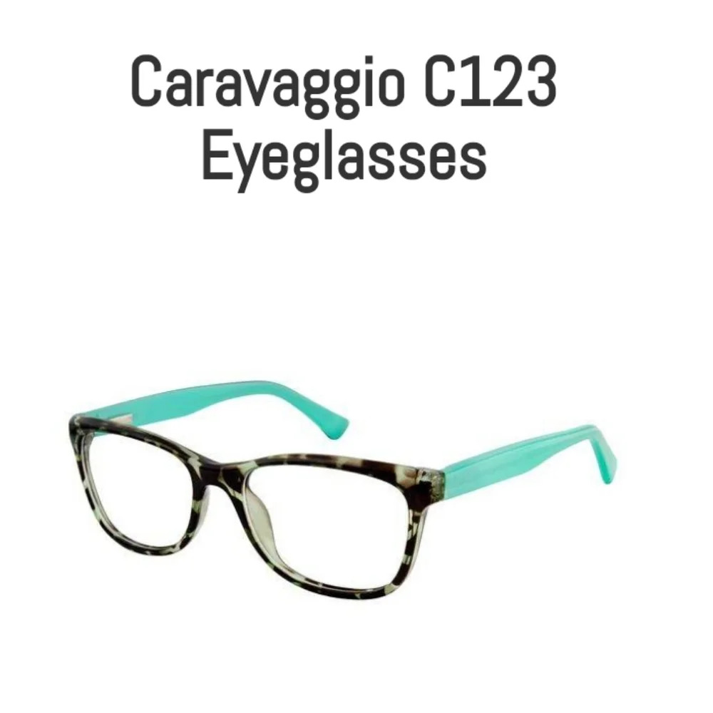 NWT women's green tortoise Caravaggio eyeglass frames C123